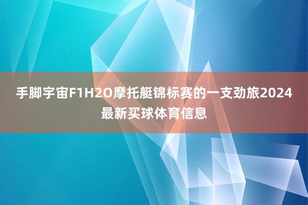手脚宇宙F1H2O摩托艇锦标赛的一支劲旅2024最新买球体育信息