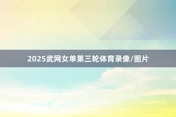2025武网女单第三轮体育录像/图片