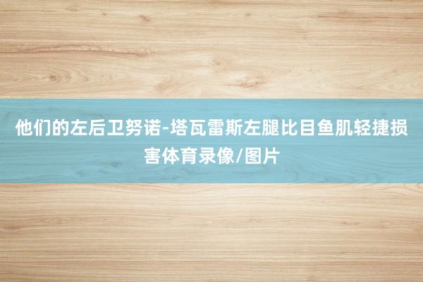 他们的左后卫努诺-塔瓦雷斯左腿比目鱼肌轻捷损害体育录像/图片