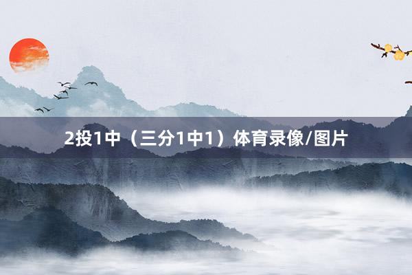 2投1中（三分1中1）体育录像/图片