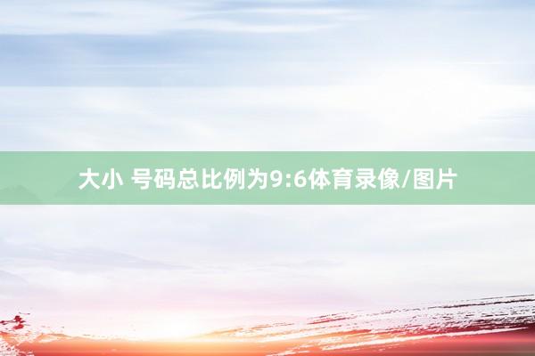 大小 号码总比例为9:6体育录像/图片
