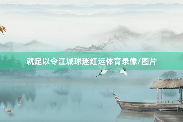 就足以令江城球迷红运体育录像/图片