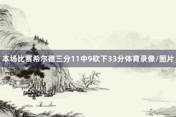 本场比赛希尔德三分11中9砍下33分体育录像/图片