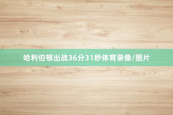 哈利伯顿出战36分31秒体育录像/图片