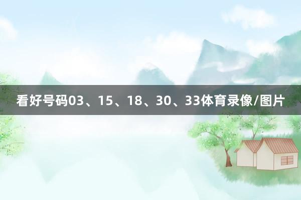 看好号码03、15、18、30、33体育录像/图片